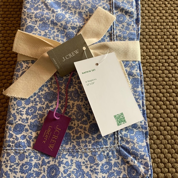 J. Crew Other - J Crew LIMITED-EDITION SET-OF-Eight  NAPKINS IN LIBERTY® PRINTS- NWT